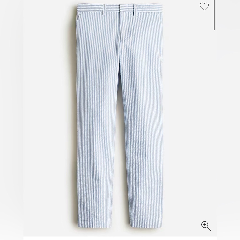 NWT Crewcuts boys seerksucker ludlow pant size 14